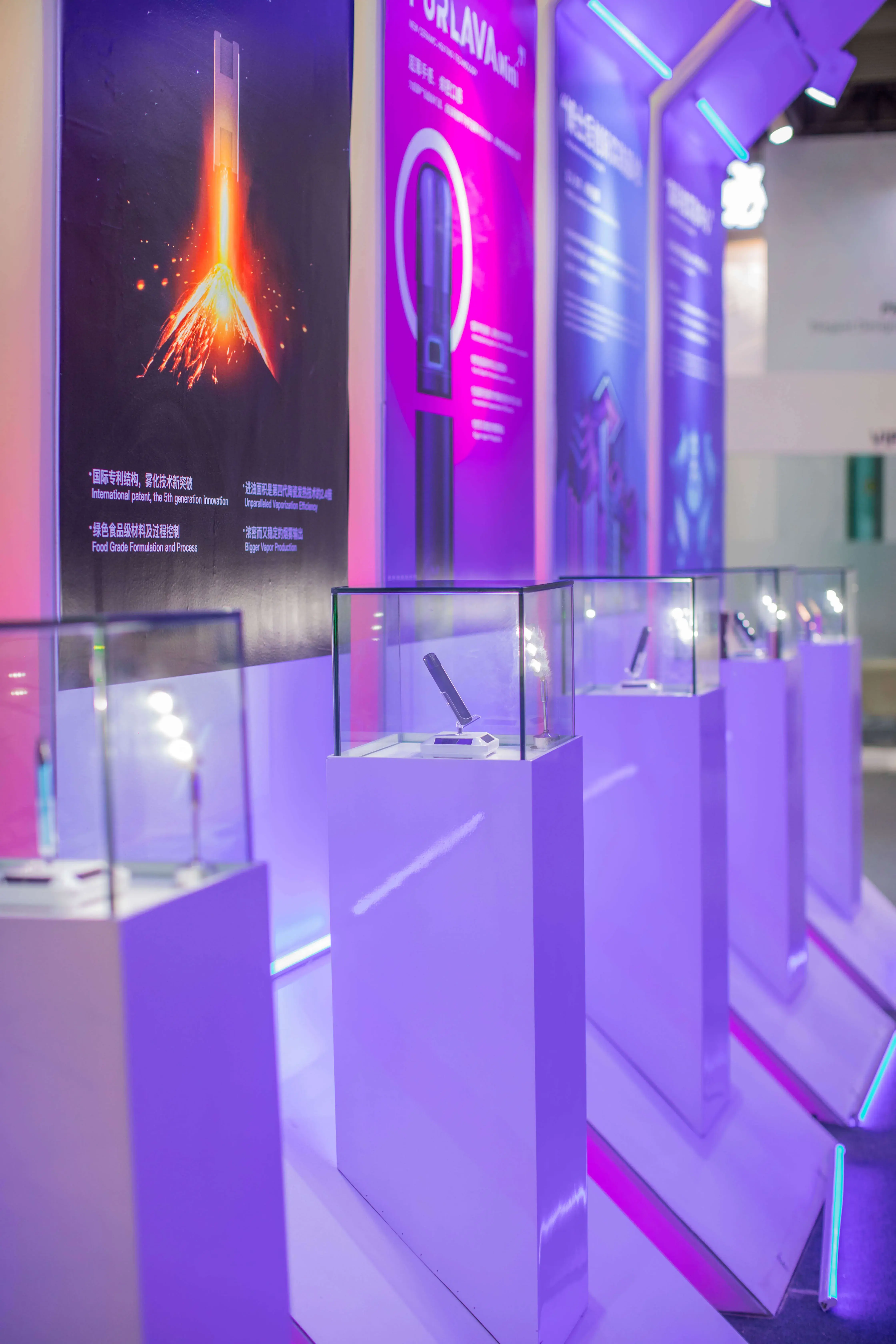 Purlava product display at IECIE 2020